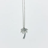 Palm Tree Charm Necklace by Jennifer Cervelli Jewelry