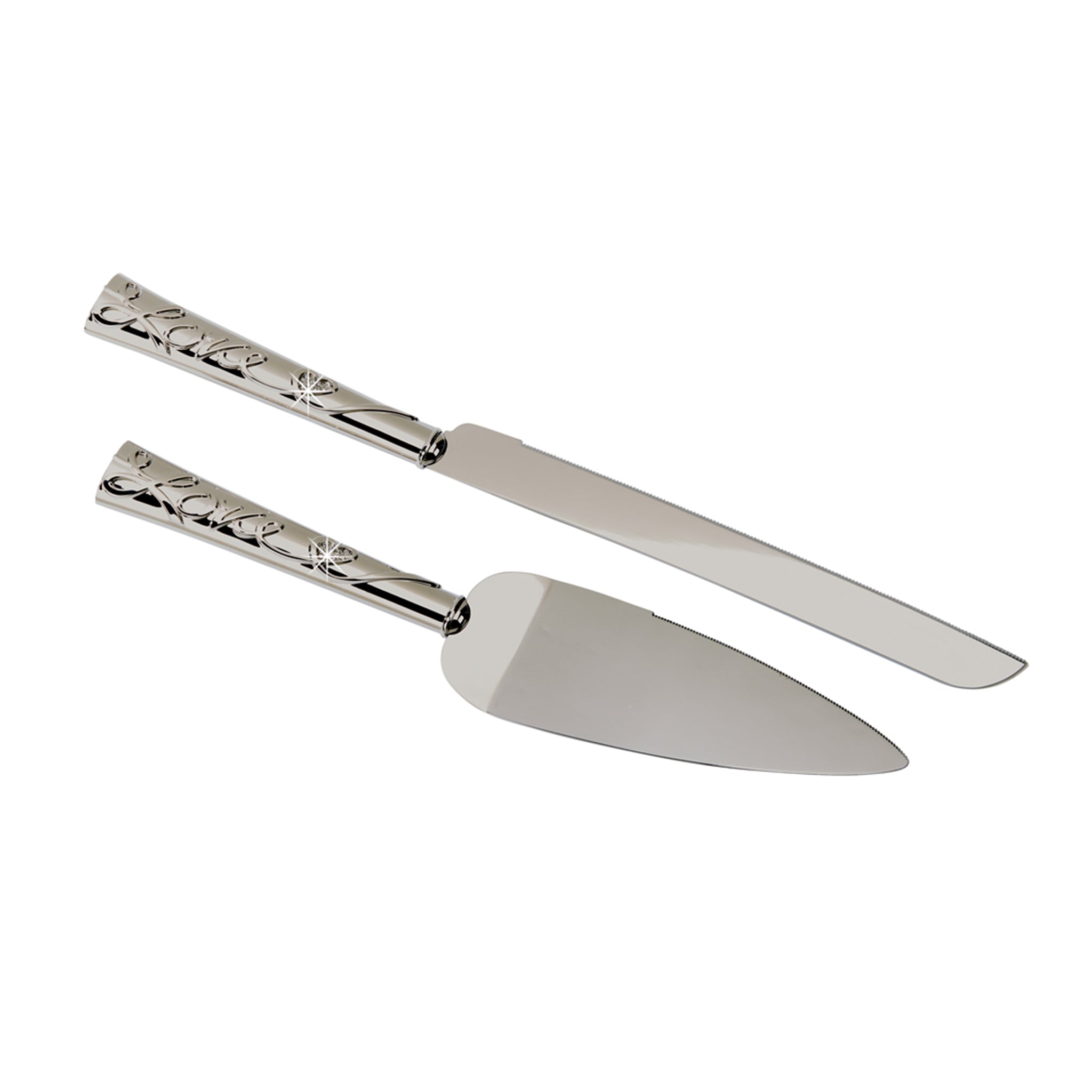 "Love" Cake Knife & Server Set by Creative Gifts