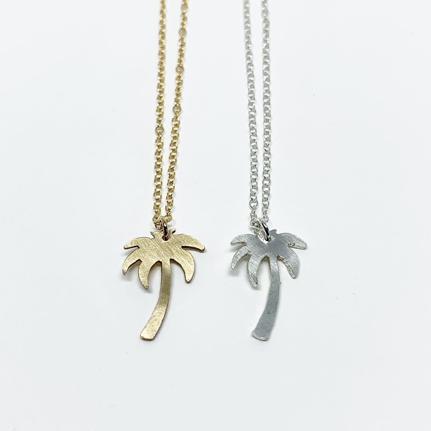 Palm Tree Charm Necklace by Jennifer Cervelli Jewelry