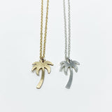 Palm Tree Charm Necklace by Jennifer Cervelli Jewelry
