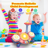 Contixo Musical Drum Toy Set for Babies, Learn Toy Age 2-8 Years by Contixo