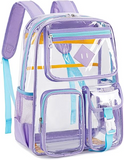 Contixo Clear Backpack - Trendy PVC Transparent Bookbag for Girls by Contixo