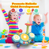 Contixo Musical Drum Toy Set for Babies, Learn Toy Age 2-8 Years by Contixo
