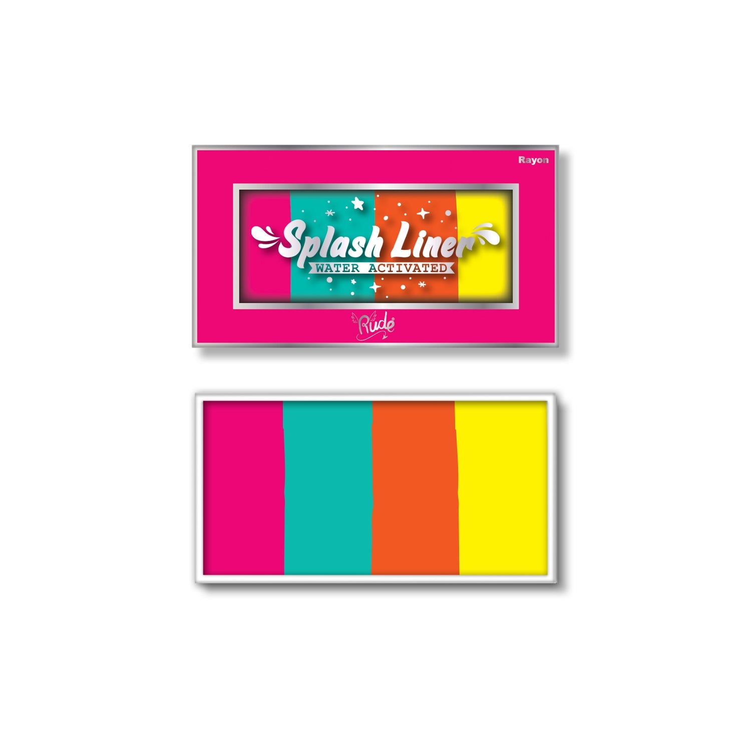 RUDE Splash Liner Water Activated Split Cake Face Body Paint - Rayon