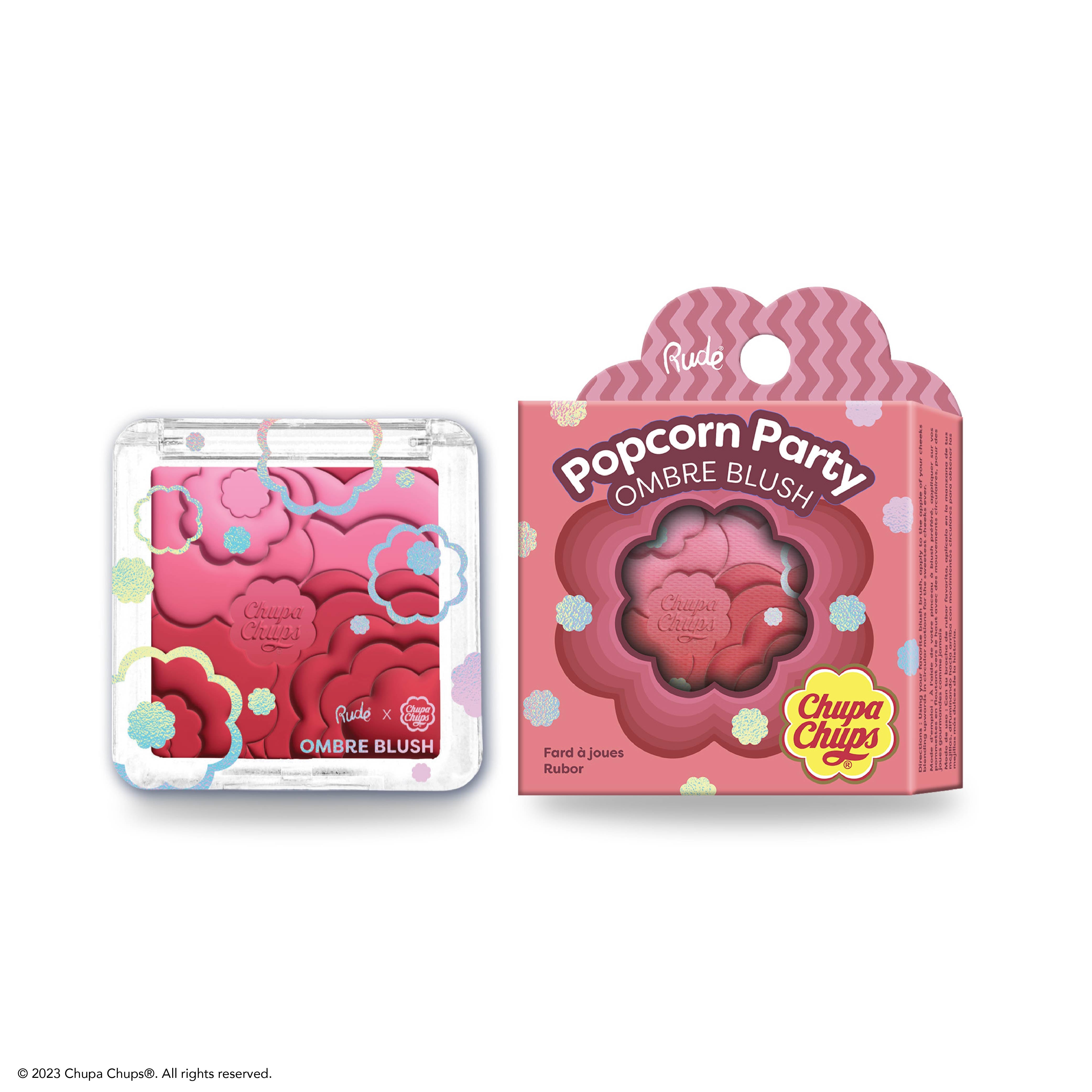 RUDE Chupa Chups Popcorn Party Ombre Blush