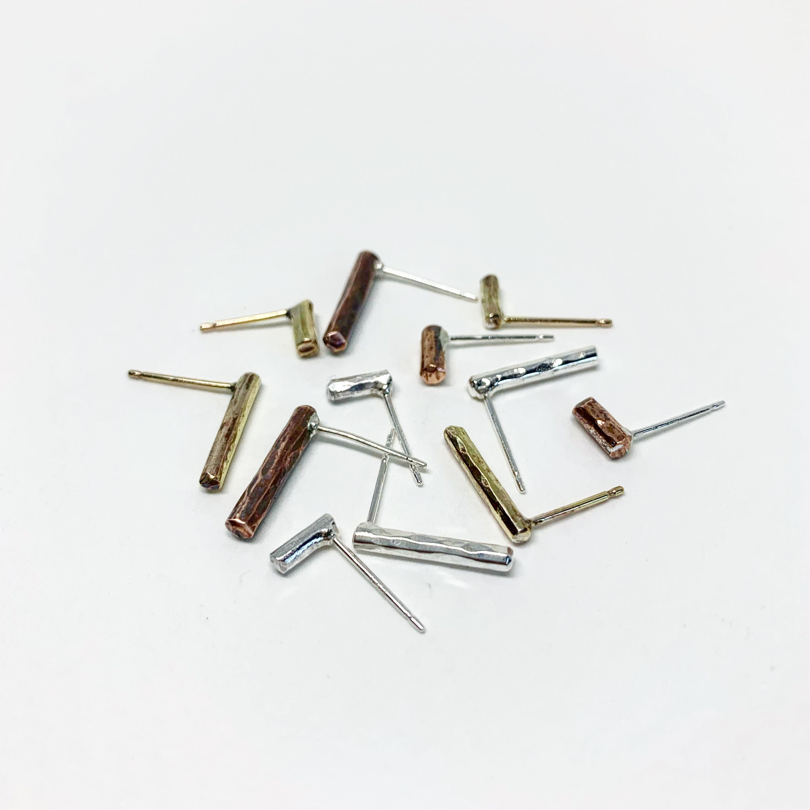 Mini Balance Stud Earrings -1/4" by Jennifer Cervelli Jewelry