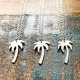 Palm Tree Charm Necklace by Jennifer Cervelli Jewelry