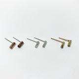 Mini Balance Stud Earrings -1/4" by Jennifer Cervelli Jewelry