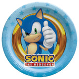 Sonic Round Paper Plates (8 Pack)