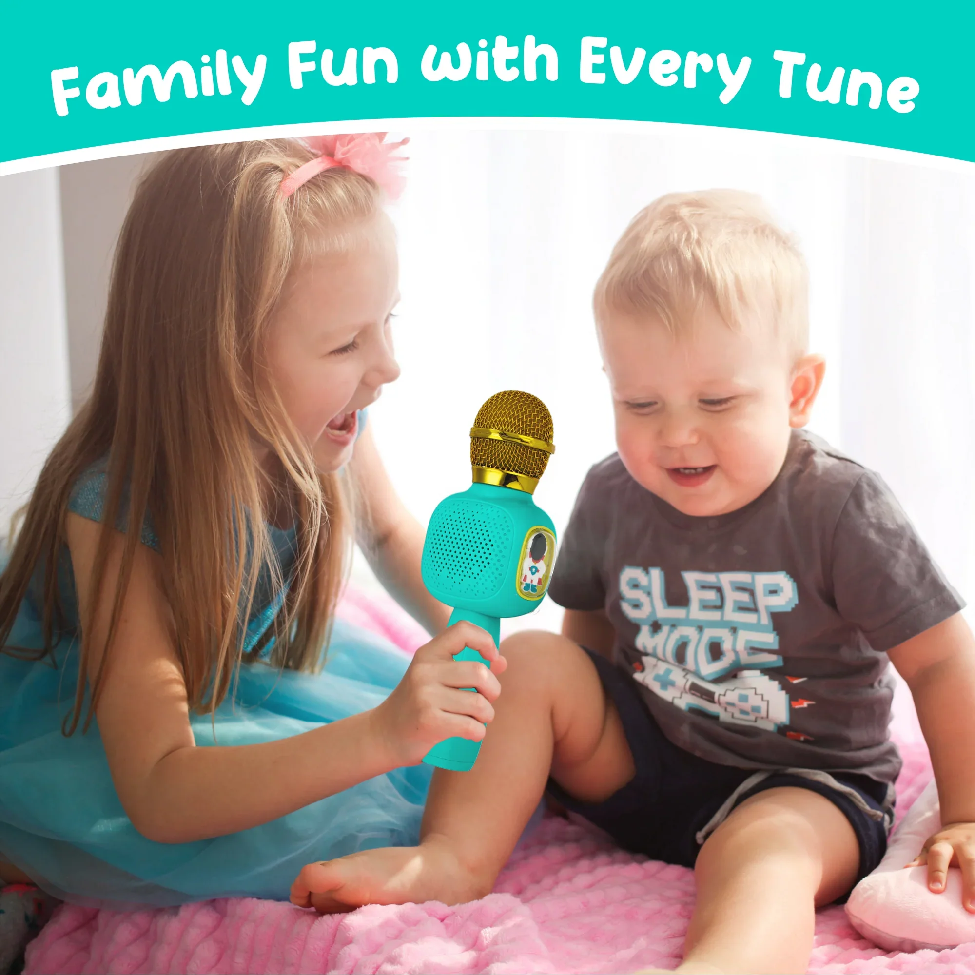 Contixo Kids Bluetooth Karaoke Microphone - Wireless, Portable, Ages 3+, Blue by Contixo