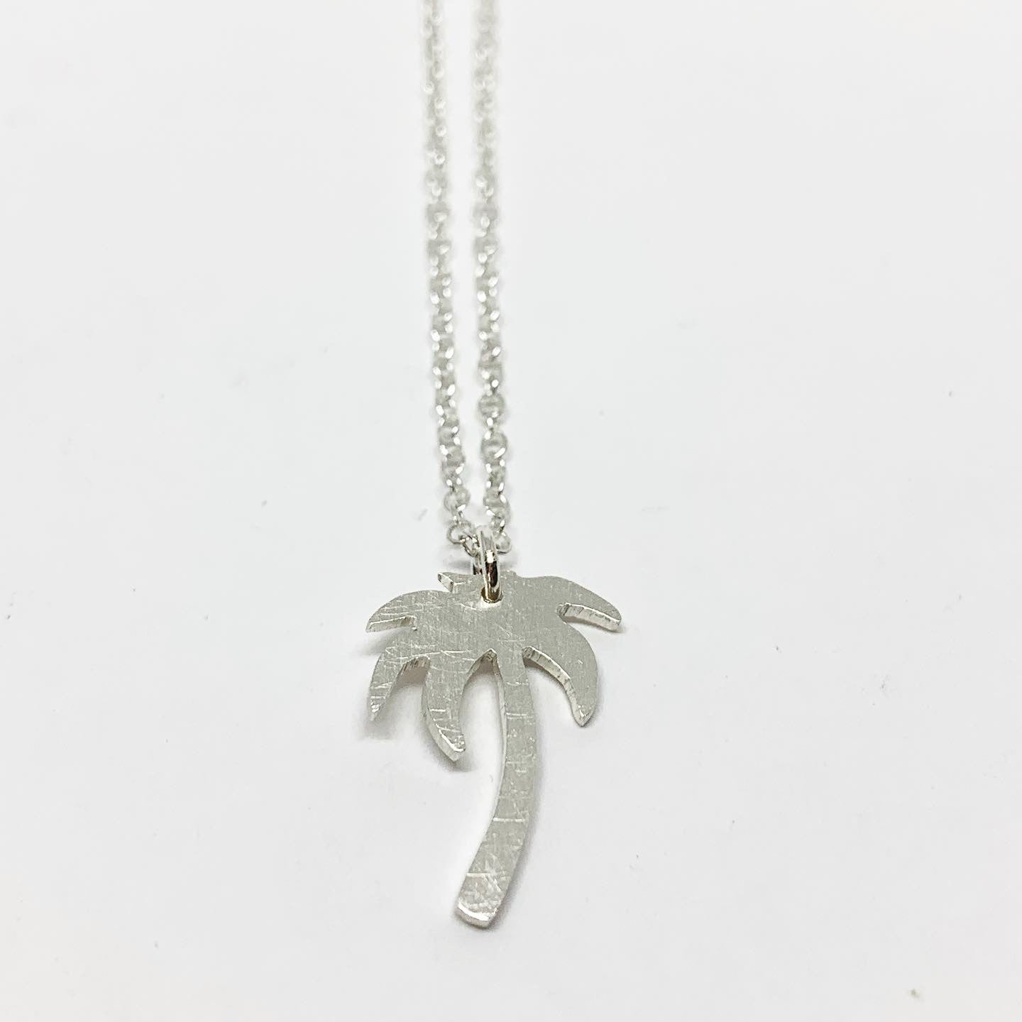 Palm Tree Charm Necklace by Jennifer Cervelli Jewelry