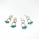 Mini Turquoise Chandelier Earrings by Jennifer Cervelli Jewelry