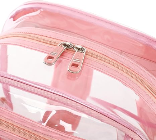 Contixo Clear Backpack - Trendy PVC Transparent Bookbag for Girls by Contixo