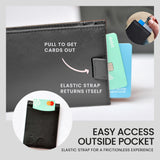 Avera Men's Wallet Genuine Leather Slim RFID Blocking Bifold Wallet With Money Clip