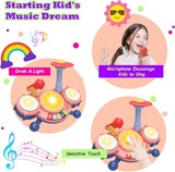 Contixo Musical Drum Toy Set for Babies, Learn Toy Age 2-8 Years by Contixo