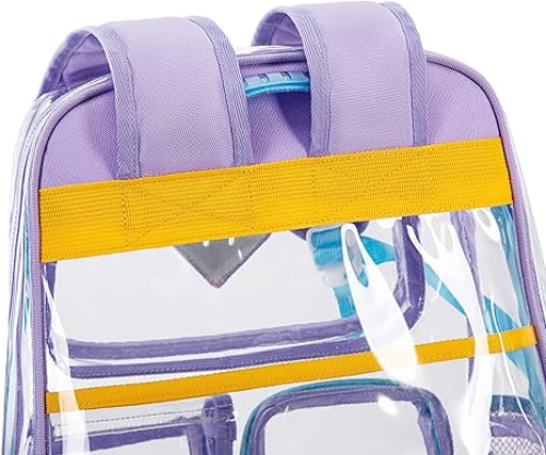 Contixo Clear Backpack - Trendy PVC Transparent Bookbag for Girls by Contixo