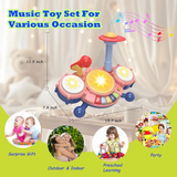 Contixo Musical Drum Toy Set for Babies, Learn Toy Age 2-8 Years by Contixo
