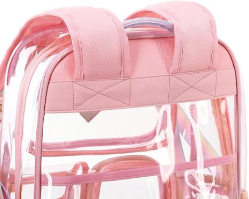 Contixo Clear Backpack - Trendy PVC Transparent Bookbag for Girls by Contixo