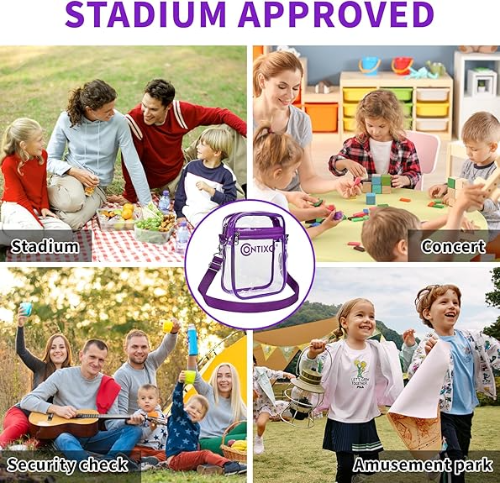 Contixo Clear Bag for Stadium Events by Contixo