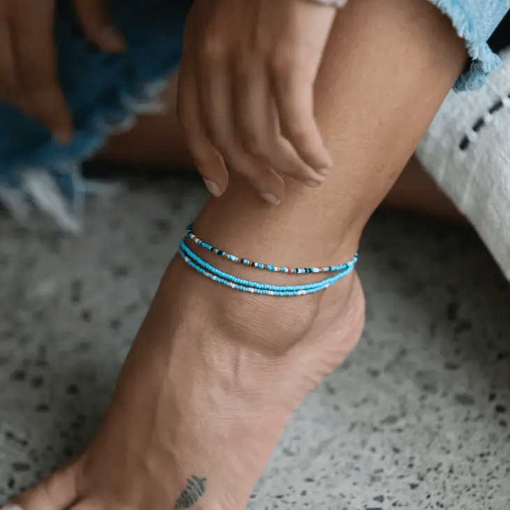 Cali Stacker Surf Anklet by Fashion Hut Jewelry
