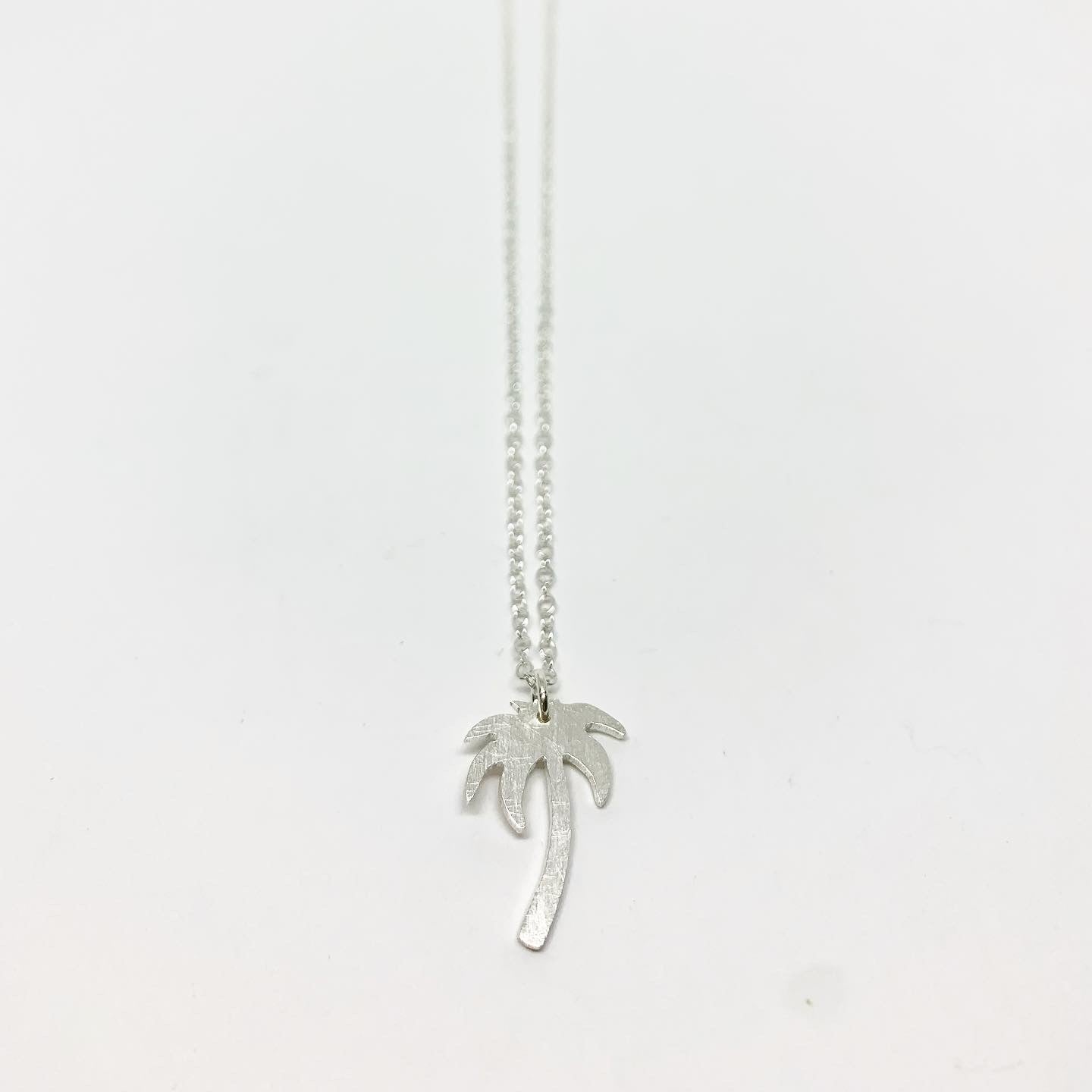 Palm Tree Charm Necklace by Jennifer Cervelli Jewelry