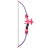 Contixo Kids Bow and Arrow Archery Set - Outdoor Toy, Safe Suction Cup Arrows, Ages 6-13 - Pink by Contixo