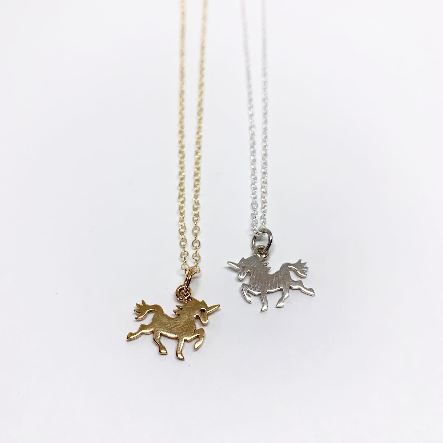 Mini Unicorn Charm Necklace by Jennifer Cervelli Jewelry