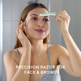 Precision Dermaplaning Hair Remover Tool - Professional Razor for Smooth, Radiant Skin, Fine Hair Removal, and Enhanced Texture by Pursonic
