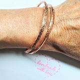 Full Overlap Copper Bangle by Alexa Martha Designs