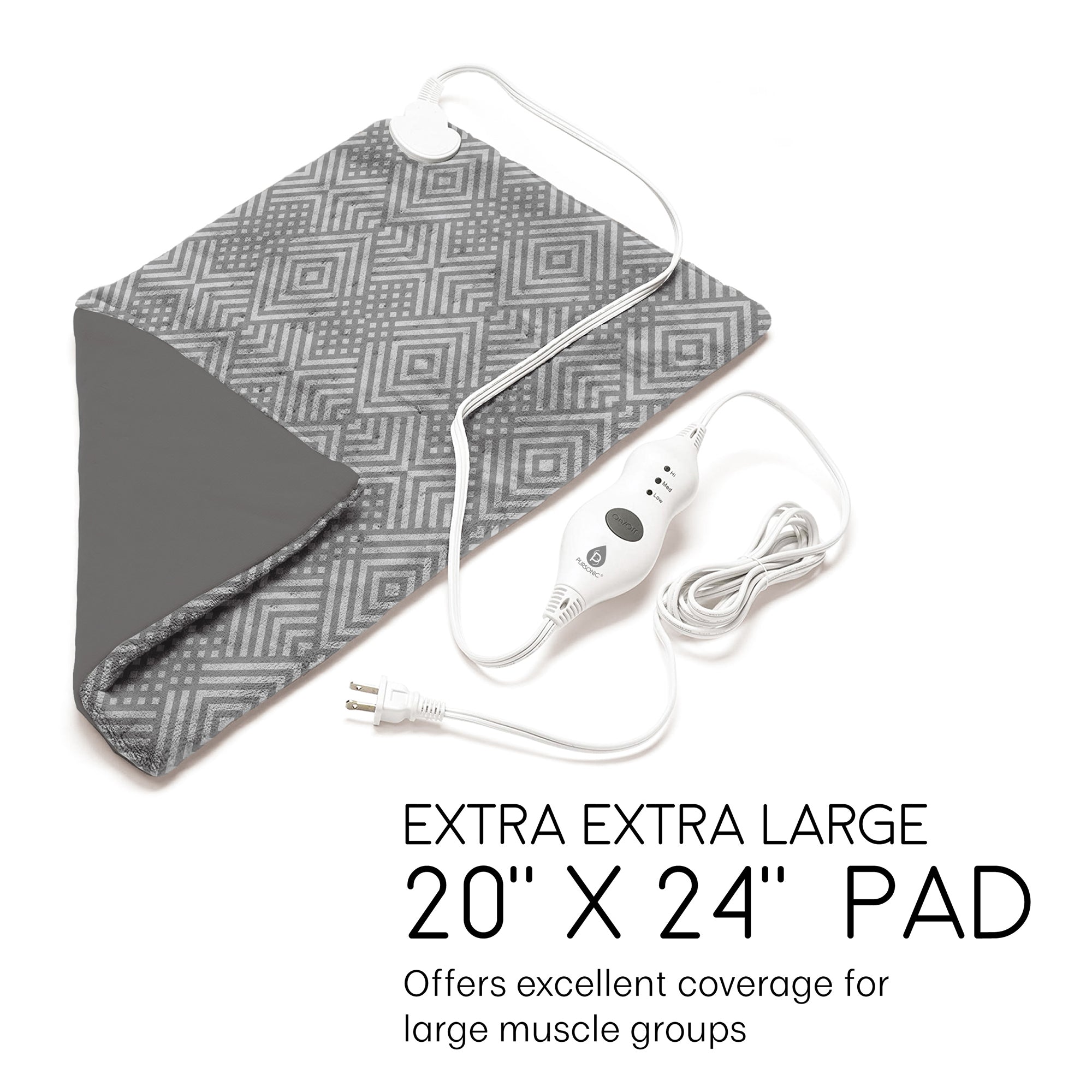 Extra Extra Large Electric Heating Pad by Pursonic