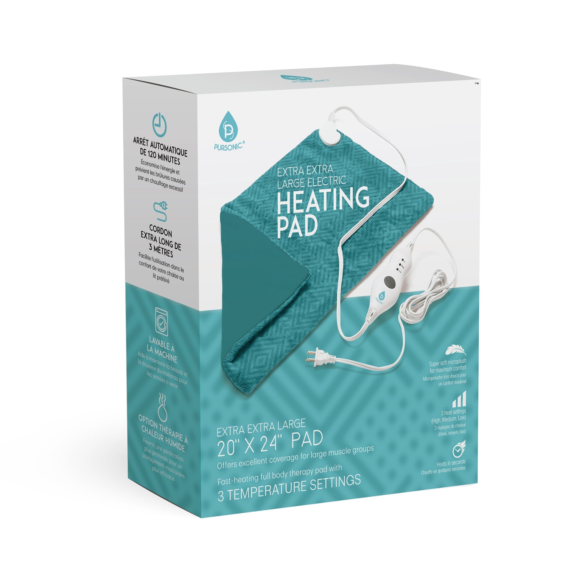 Extra Extra Large Electric Heating Pad by Pursonic