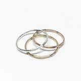 Rustic Stacking Rings by Jennifer Cervelli Jewelry