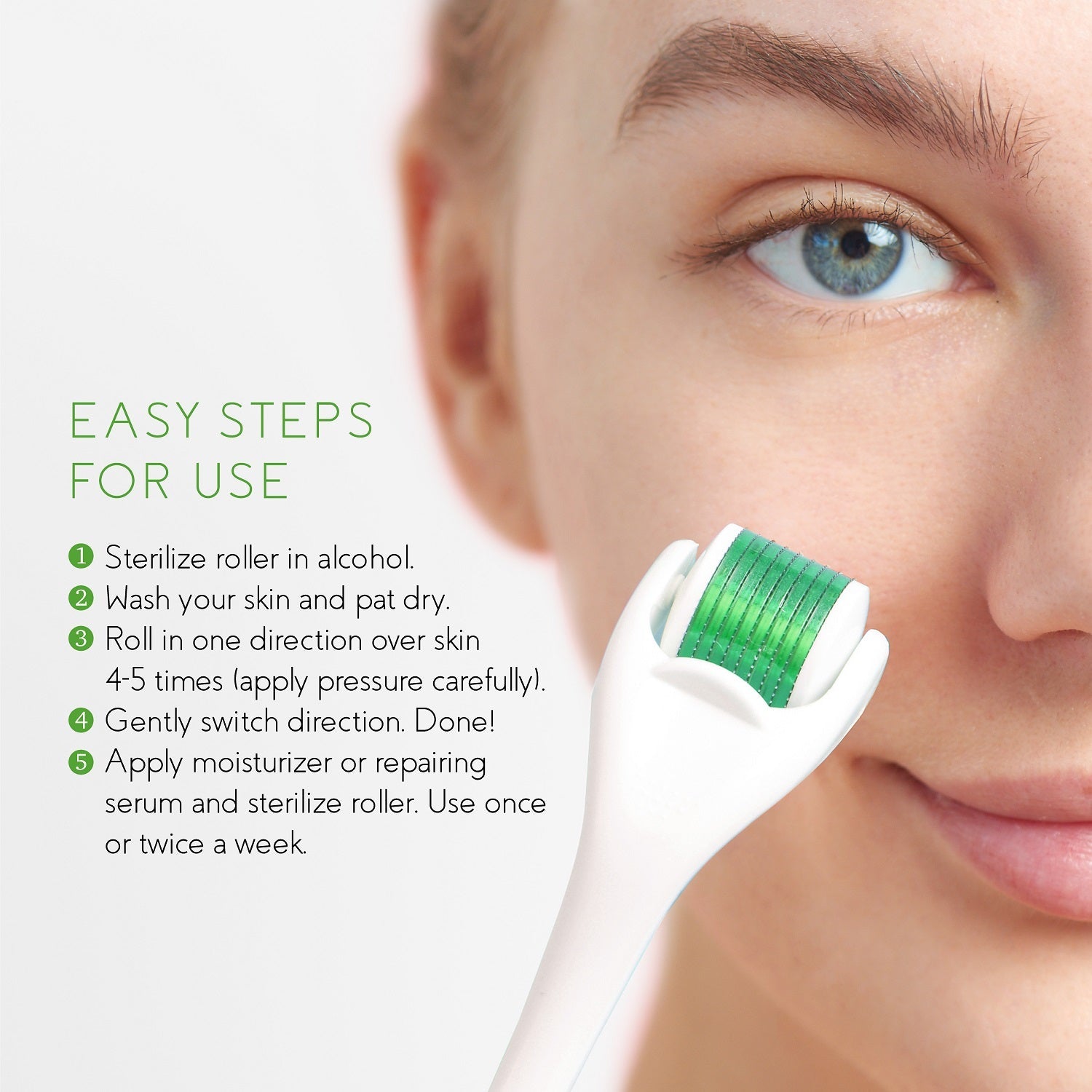 Micro Needle Derma Roller 0.5 mm by Pursonic