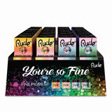 RUDE You're So Fine Pigment Acrylic Display, 48 Pieces