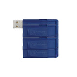 Verbatim 99121 8-GB USB Flash Drive, 5 Count, Blue
