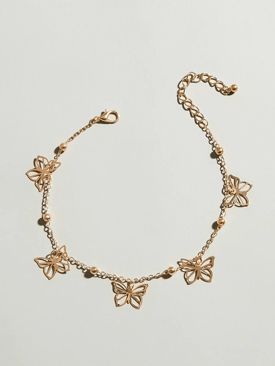 Butterfly Anklet by Fashion Hut Jewelry
