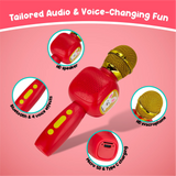 Contixo Karaoke Microphone for Kids - Wireless, Portable, Ages 3-12, Red by Contixo
