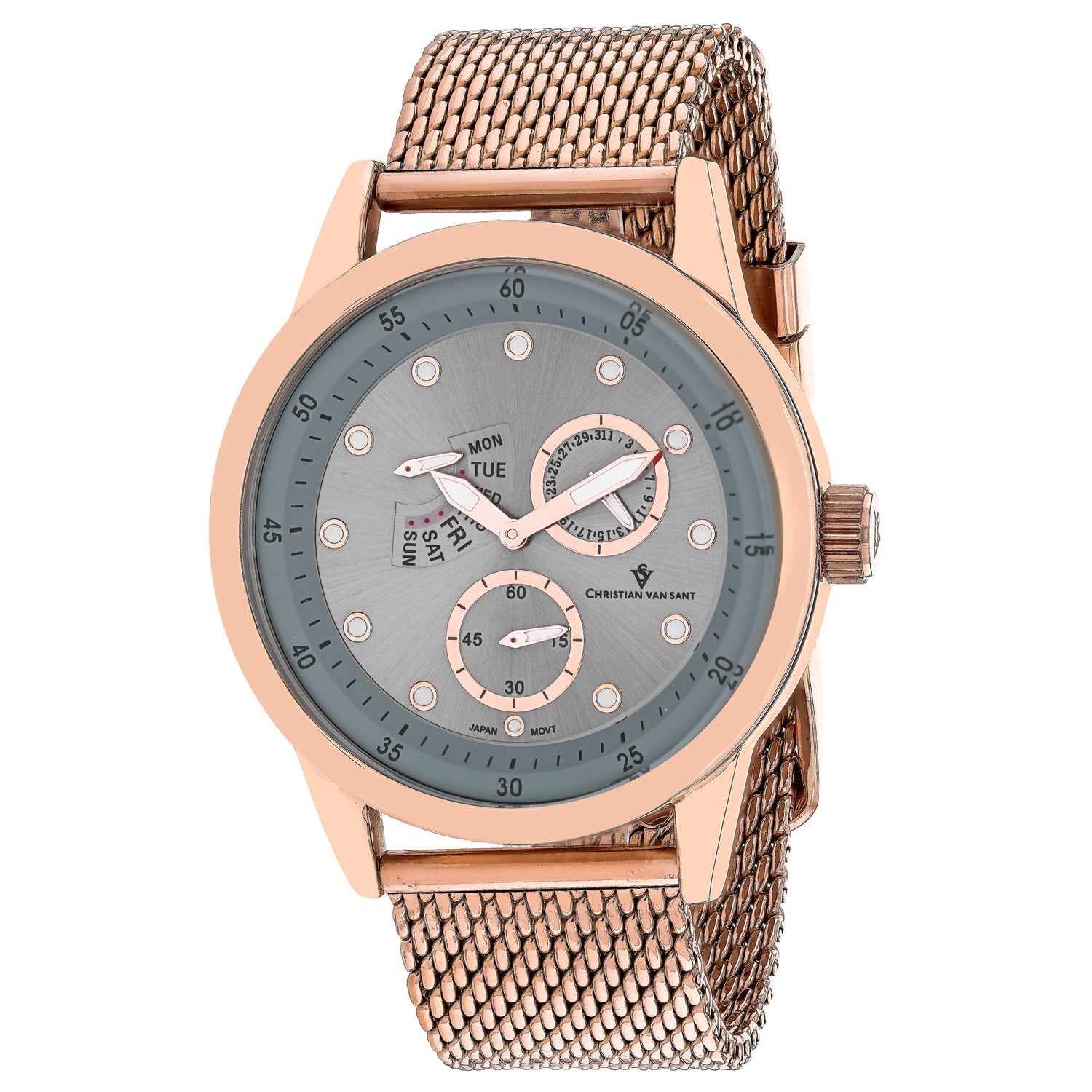 Christian Van Sant Men's Rio Blue Dial Watch - CV8715 by Balec Group