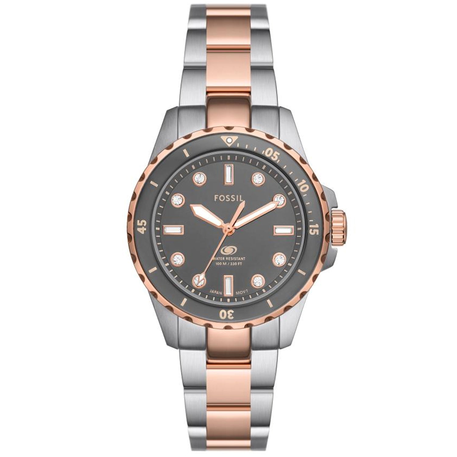 Fossil Women's Blue Dive Gray Dial Watch - ES5348 by Balec Group