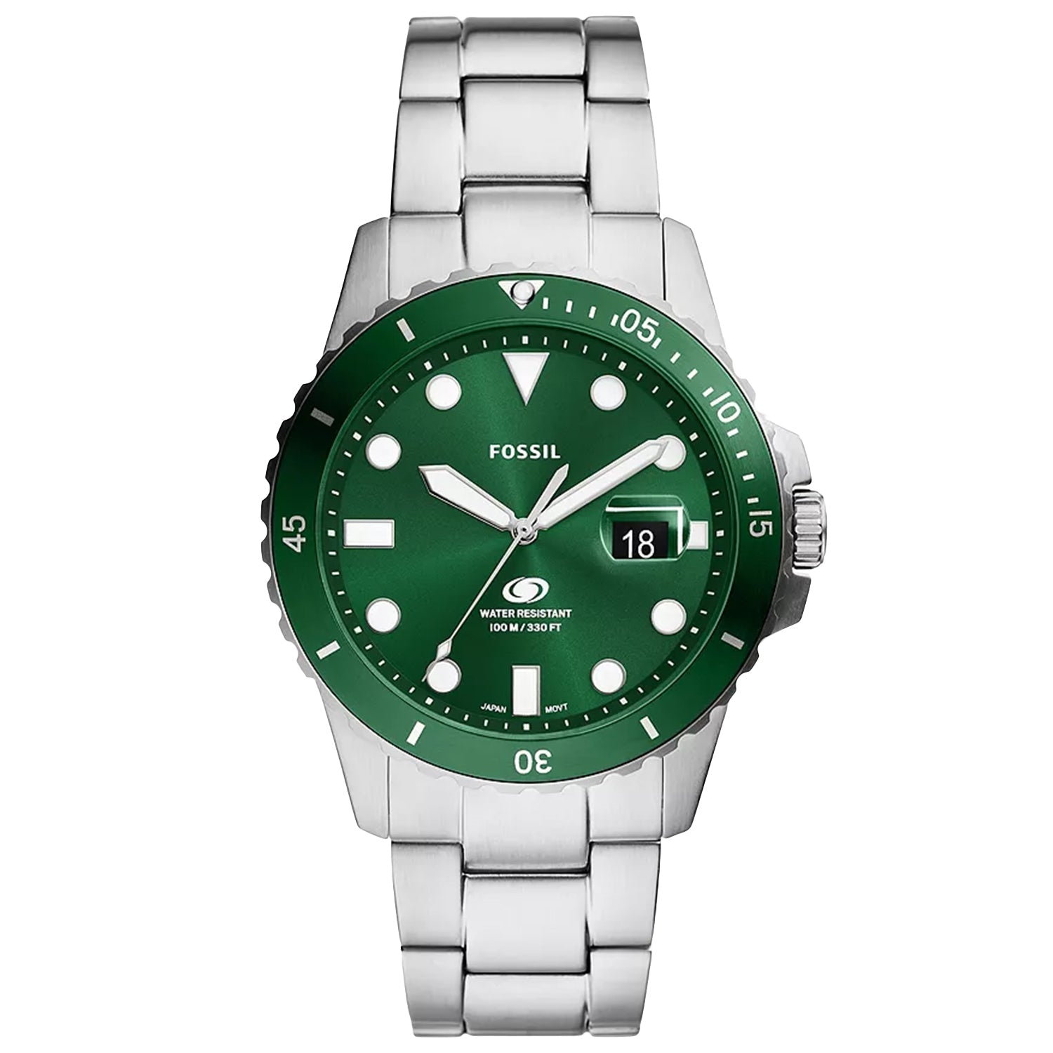 Fossil Men's Dive Green Dial Watch - FS6033 by Balec Group