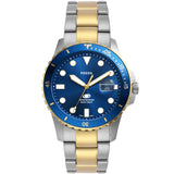 Fossil Men's Blue Dive Blue Dial Watch - FS6034 by Balec Group