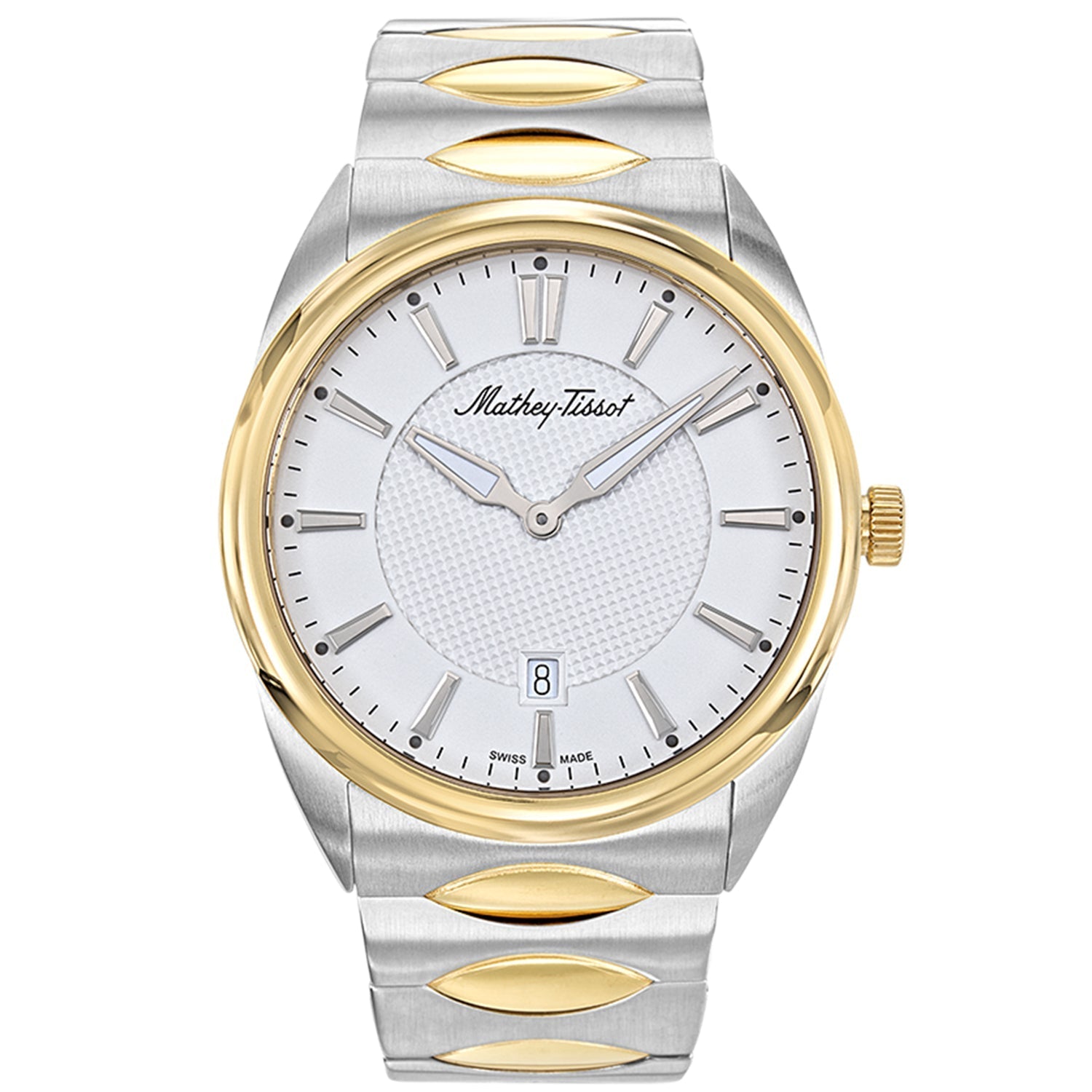Mathey Tissot Men's Classic White Dial Watch - H791BI by Balec Group