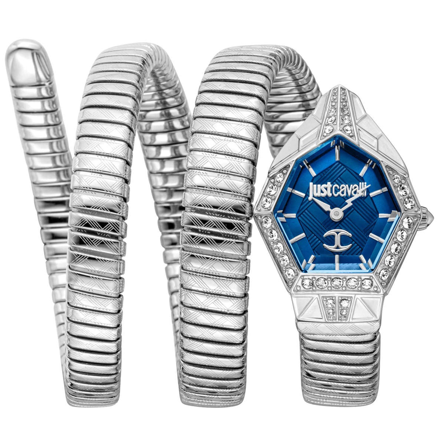 Just Cavalli Women's Mesmerizing Blue Dial Watch - JC1L304M0015 by Balec Group