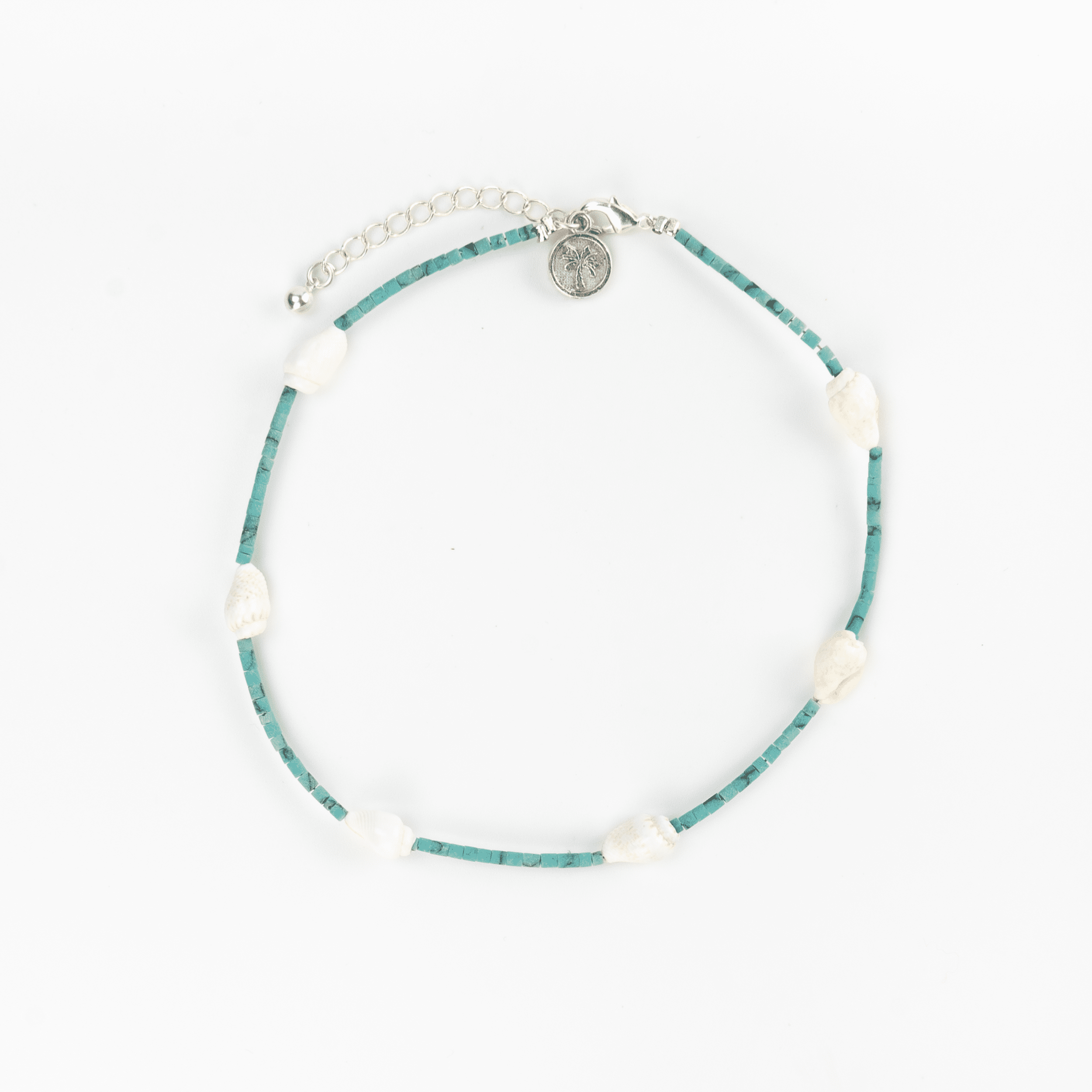 Meribella Shell Stone Anklet by Fashion Hut Jewelry