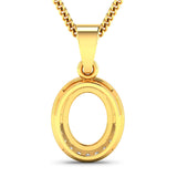 0.22 Carat Genuine White Diamond 14K Yellow Gold Pendant