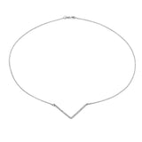 0.14 ct Genuine White Diamond .925 Sterling Silver Pendant