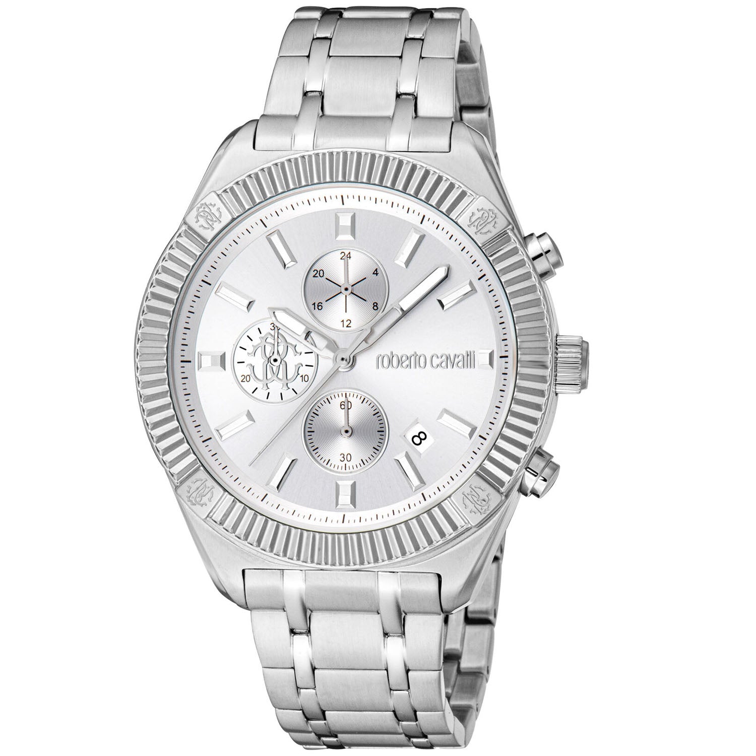 Roberto Cavalli Men's Classic Silver Dial Watch - RC5G011M0045 by Balec Group