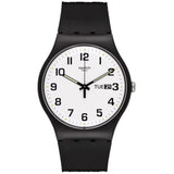Swatch Men's Originals Classic Twice Again White Dial Watch - SO29B703 by Balec Group
