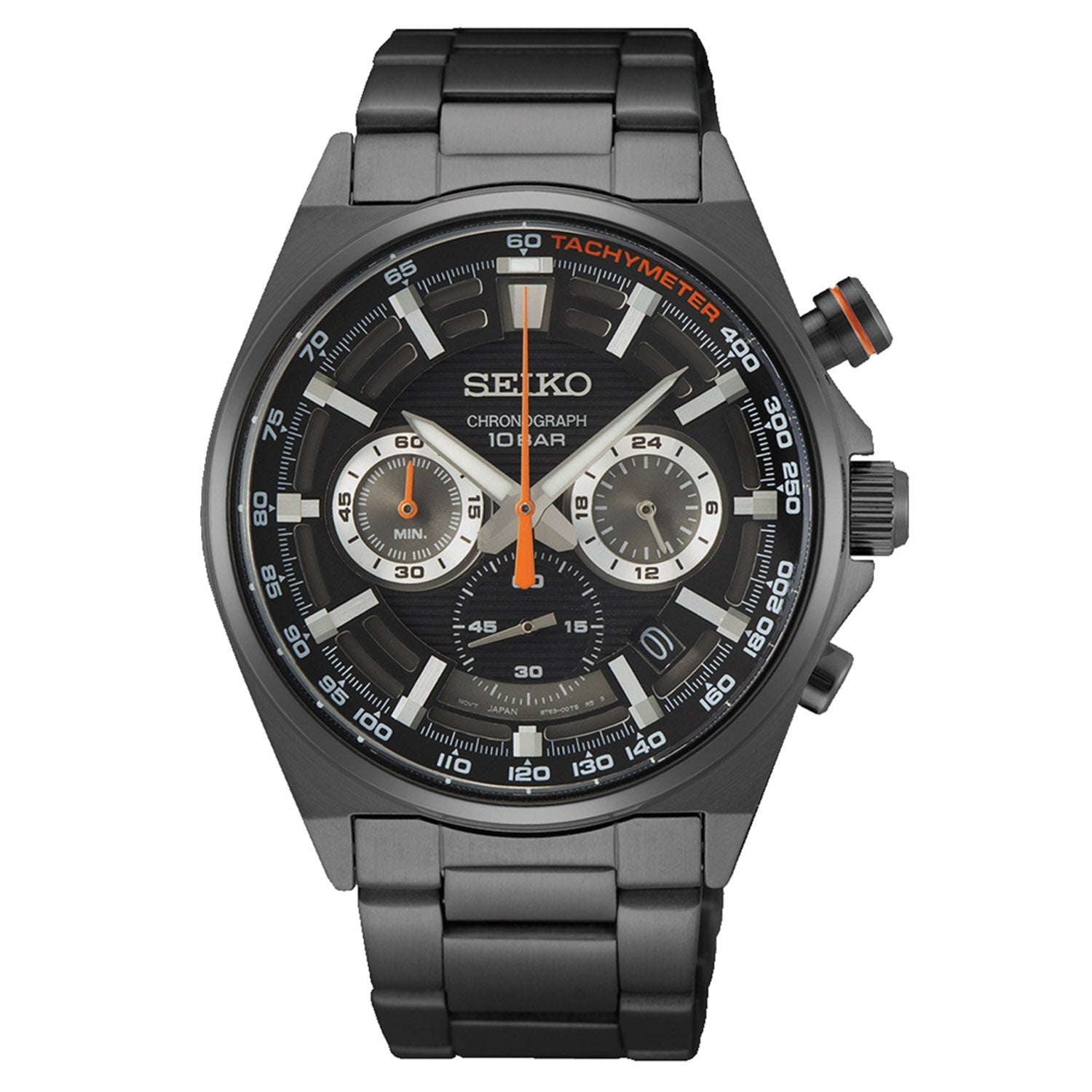 Seiko Men's Core Black Dial Watch by Balec Group