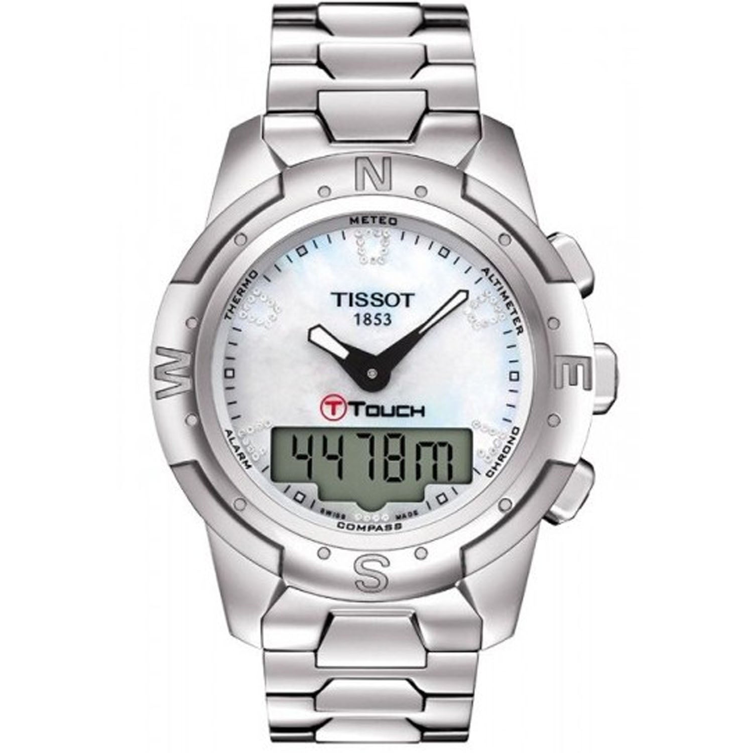Tissot Men's T-Touch Mother of pearl Dial Watch - T0472204411600 by Balec Group